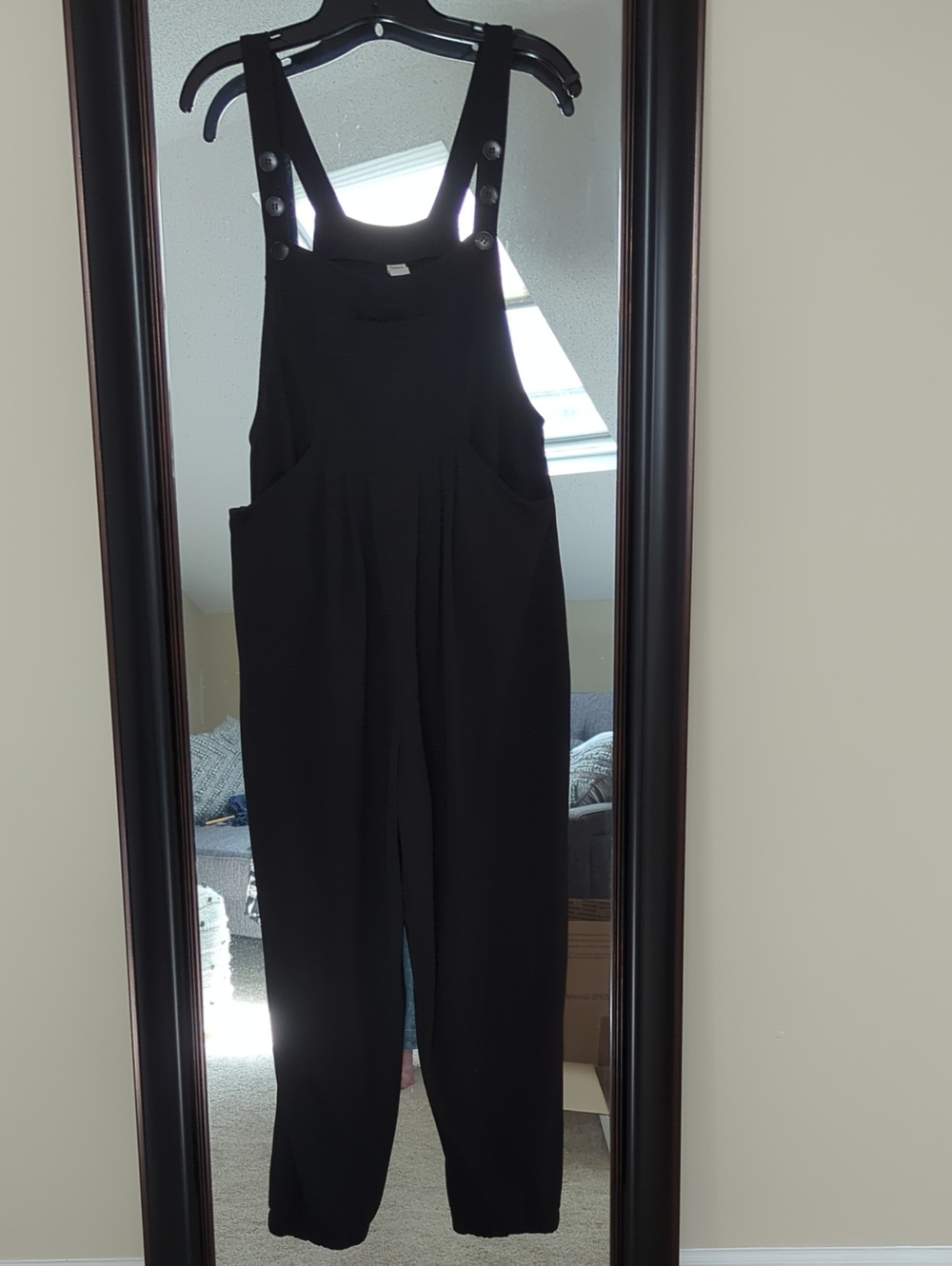 HALARA Black Jumpsuit Overalls